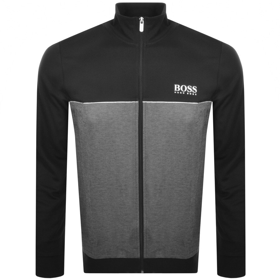 Alternative Image for ProductBOSS Bodywear Lounge Full Zip Tracksuit Black2