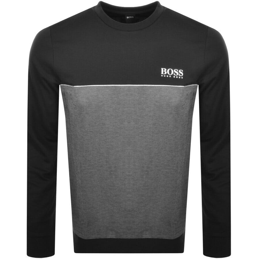 Alternative Image for ProductBOSS Bodywear Lounge Crew Neck Tracksuit Black2