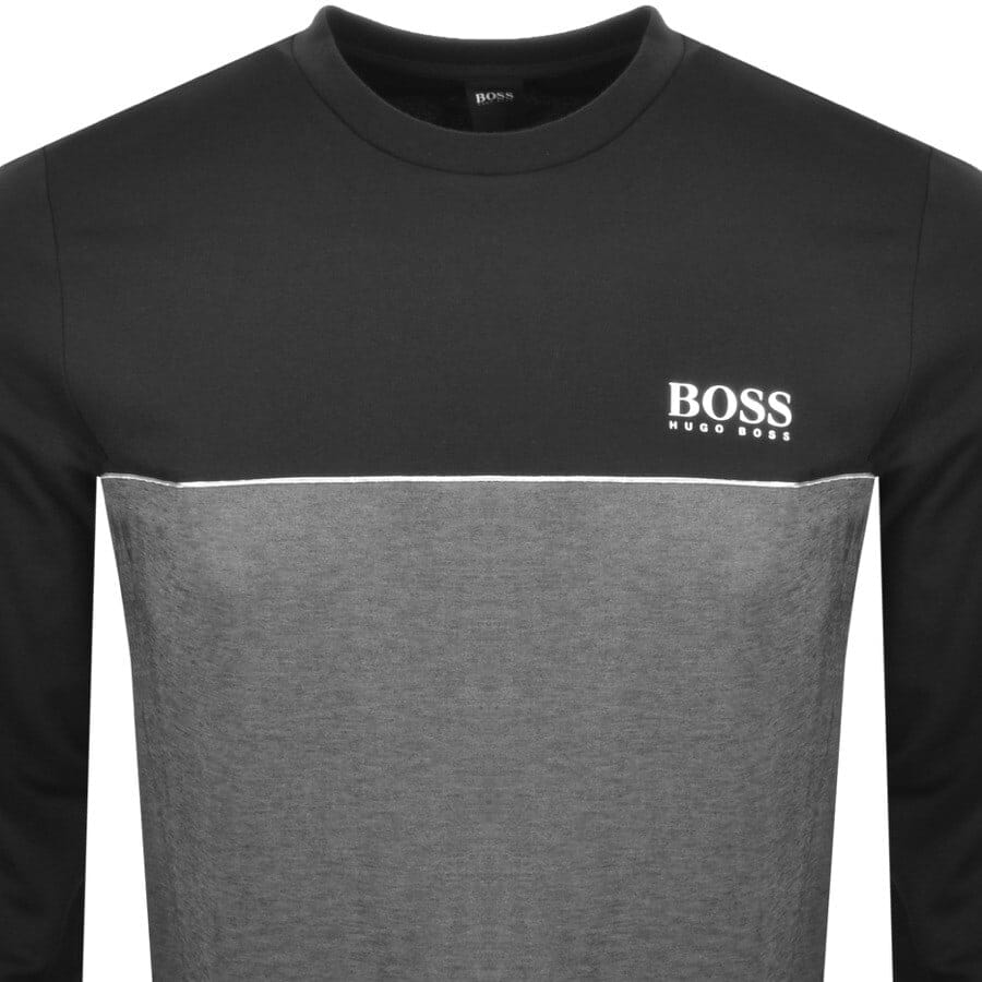 Alternative Image for ProductBOSS Bodywear Lounge Sweatshirt Black2