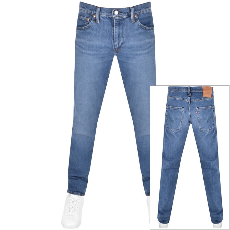 Levis 512 Slim Tapered Jeans Light Wash Blue | Mainline Menswear Denmark