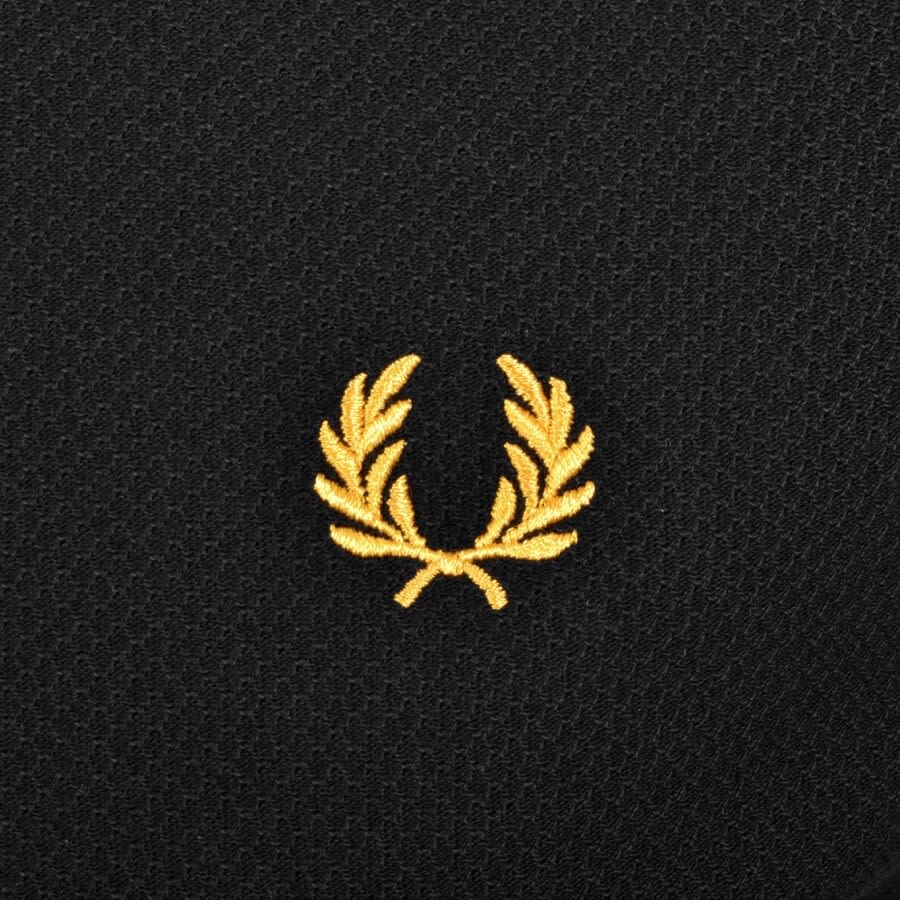 Alternative Image for ProductFred Perry Contrast Cuff T Shirt Black3