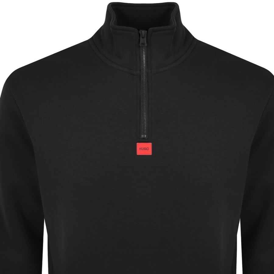 Alternative Image for ProductHUGO Durton Half Zip Sweatshirt Black2