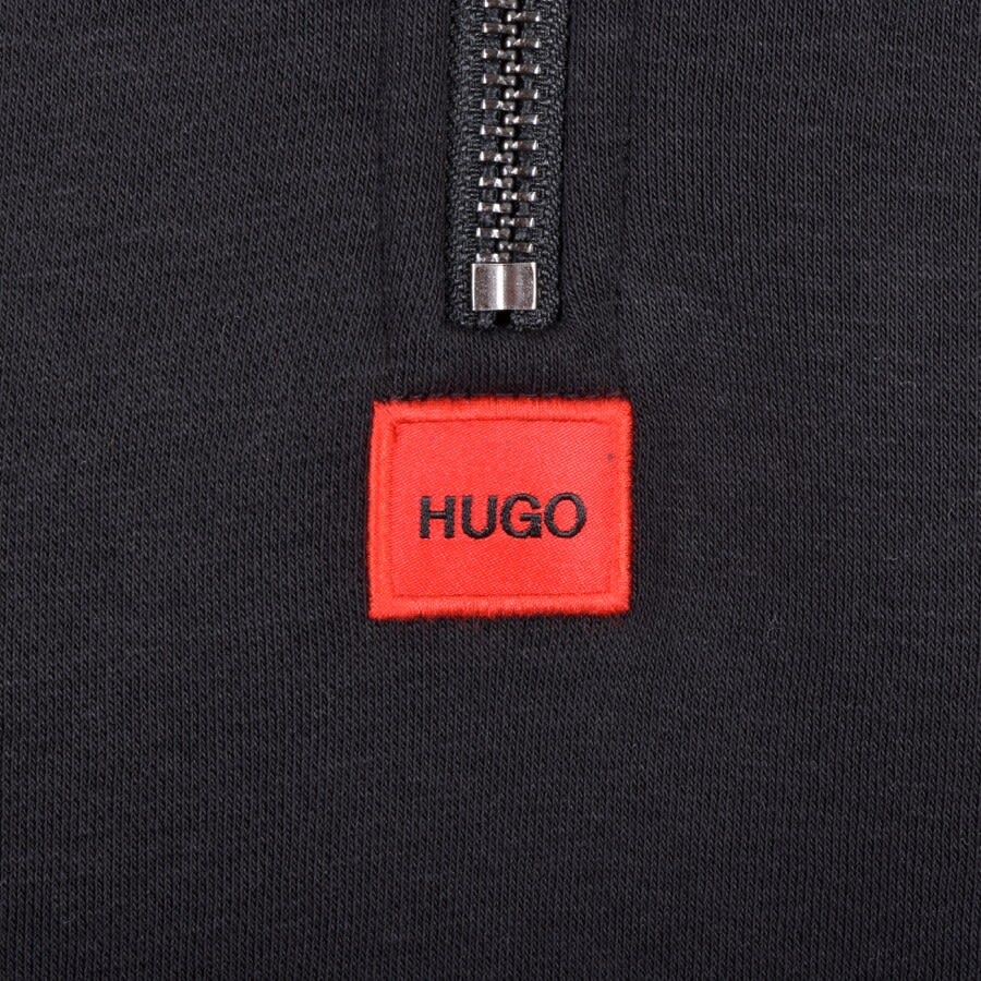Alternative Image for ProductHUGO Durton Half Zip Sweatshirt Black3