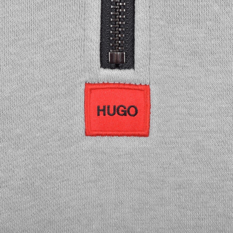 Alternative Image for ProductHUGO Durton Half Zip Sweatshirt Grey3