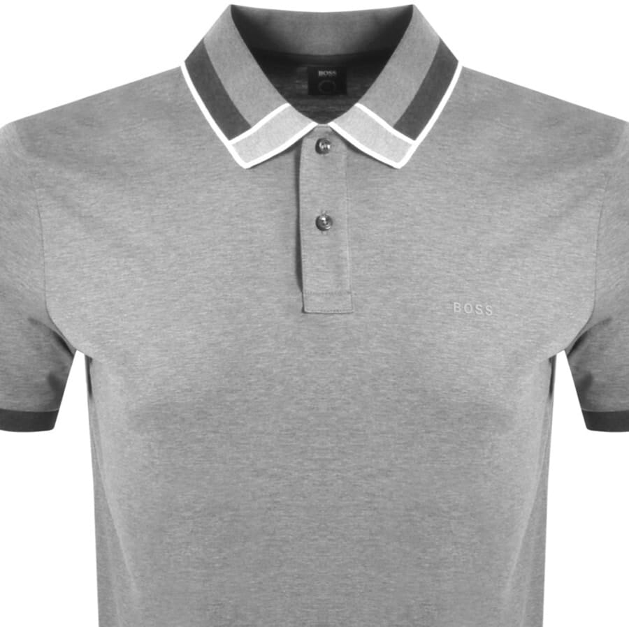 Alternative Image for ProductBOSS Parlay 139 Short Sleeved Polo T Shirt Grey2