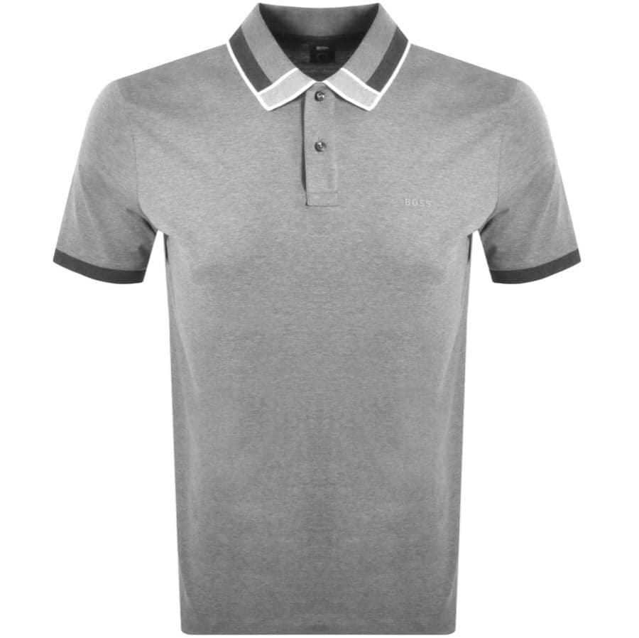 Alternative Image for ProductBOSS Parlay 139 Short Sleeved Polo T Shirt Grey1