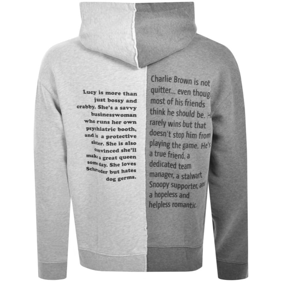 Alternative Image for ProductLacoste X Peanuts Half And Half Hoodie Grey3