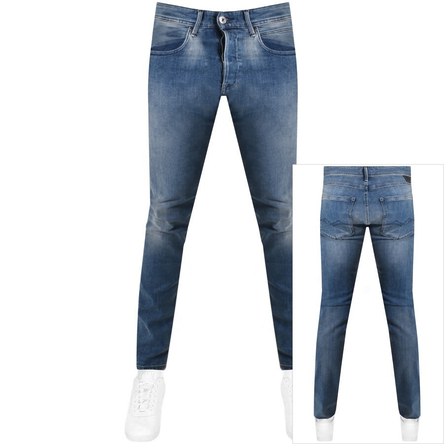 Alternative Image for ProductReplay Timmie Regular Slim Fit Jeans Blue1