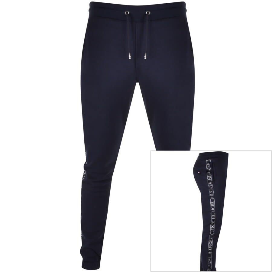 Alternative Image for ProductTommy Hilfiger Lounge Taped Tracksuit Navy3