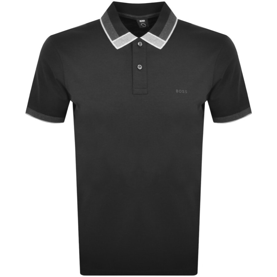 Alternative Image for ProductBOSS Parlay 139 Short Sleeved Polo T Shirt Black1