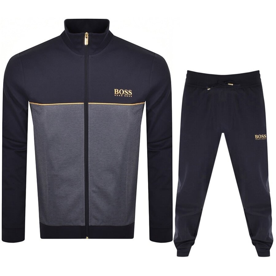 hugo boss gold tracksuit