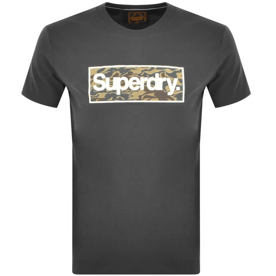 Alternative Image for ProductSuperdry Infill Short Sleeve T Shirt Grey1