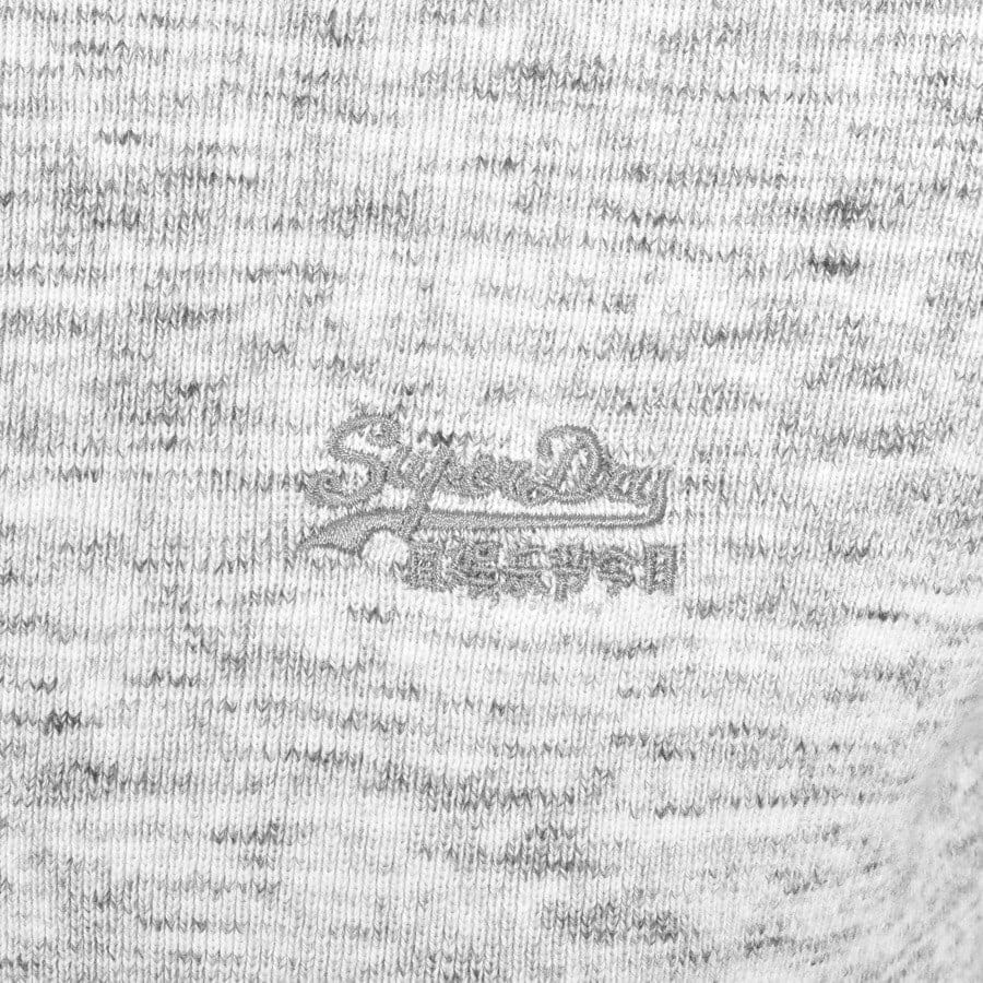 Alternative Image for ProductSuperdry Henley Half Zip Knit Jumper Grey3