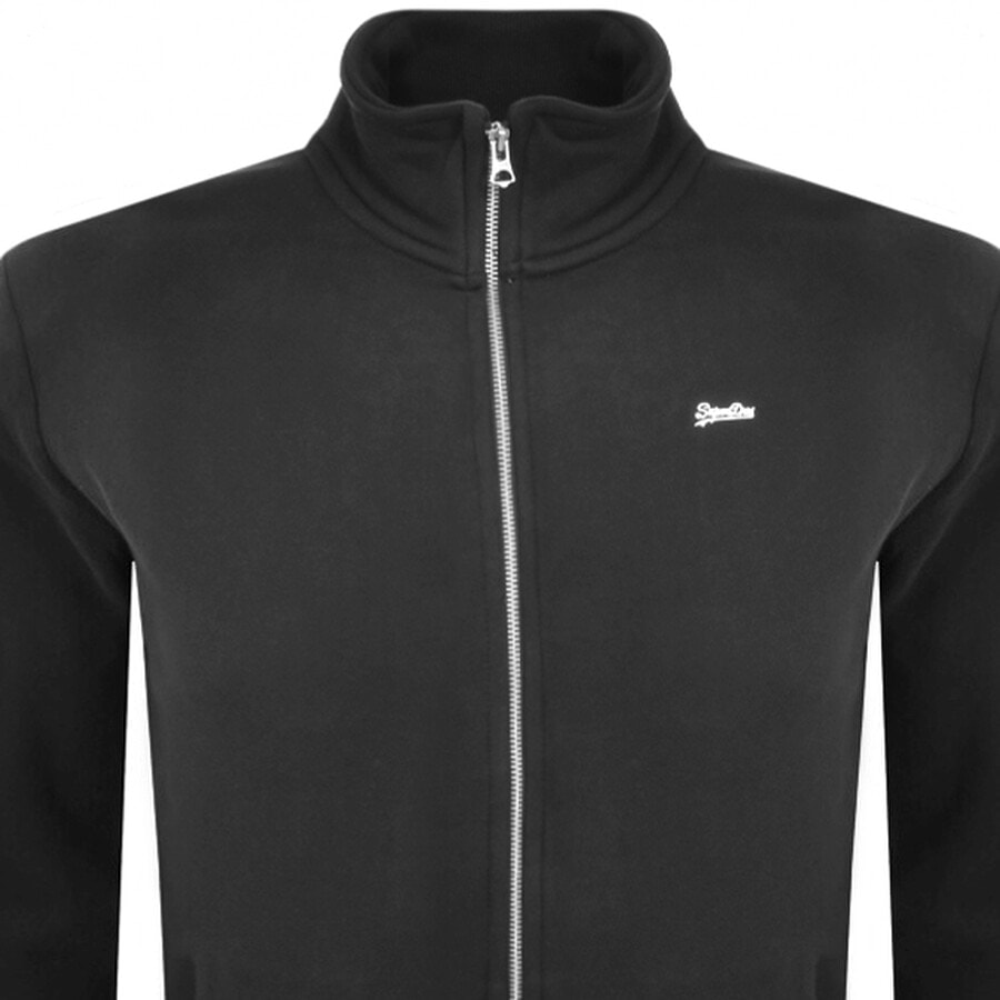 Alternative Image for ProductSuperdry Full Zip Logo Sweatshirt Black2