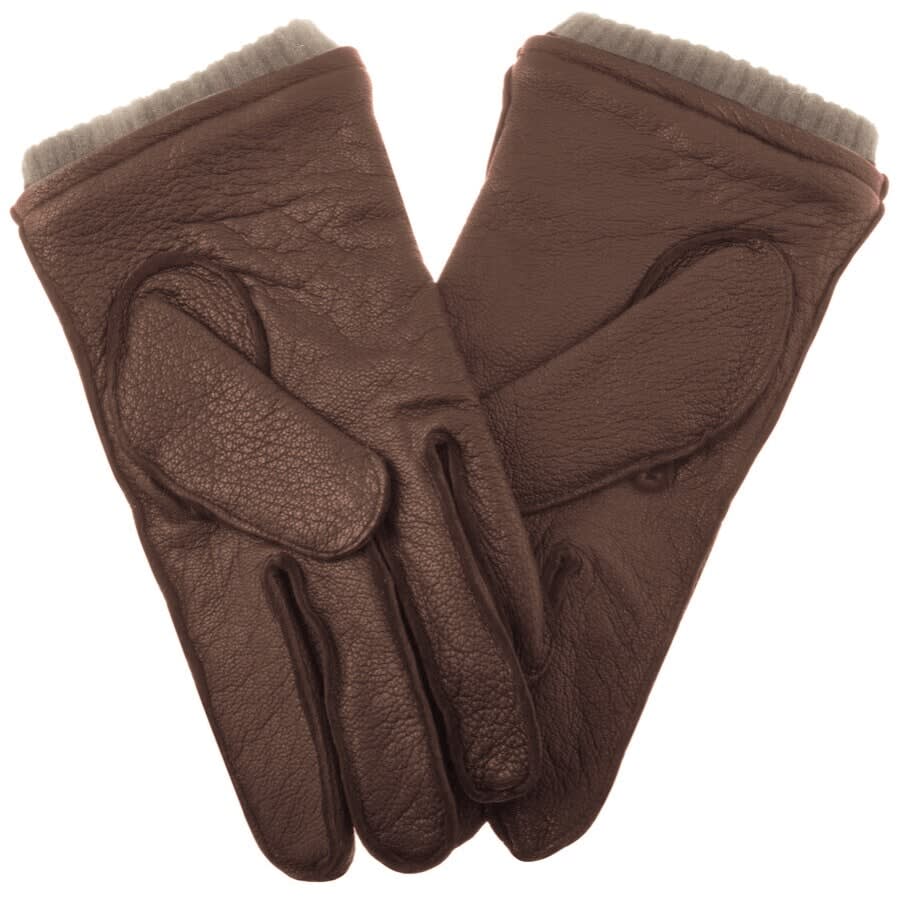 Alternative Image for ProductGant D1 Leather Gloves Brown2