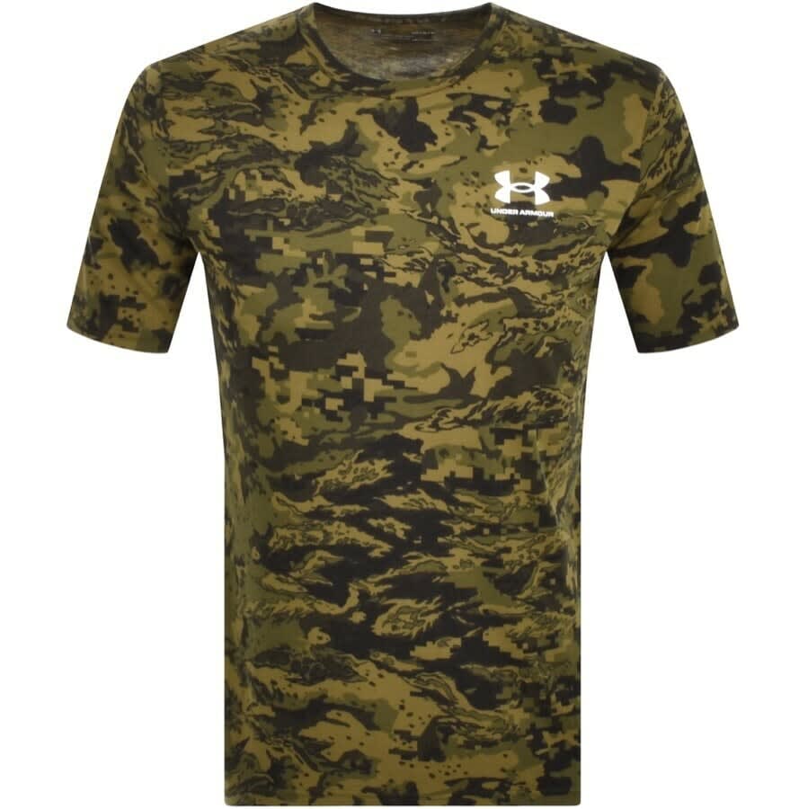 Alternative Image for ProductUnder Armour Loose Camo Short Sleeve T Shirt Green1