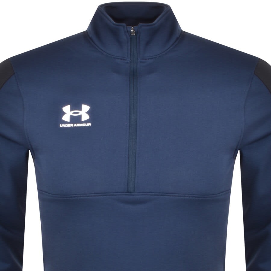 Alternative Image for ProductUnder Armour Half Zip Challenger Sweatshirt Navy2