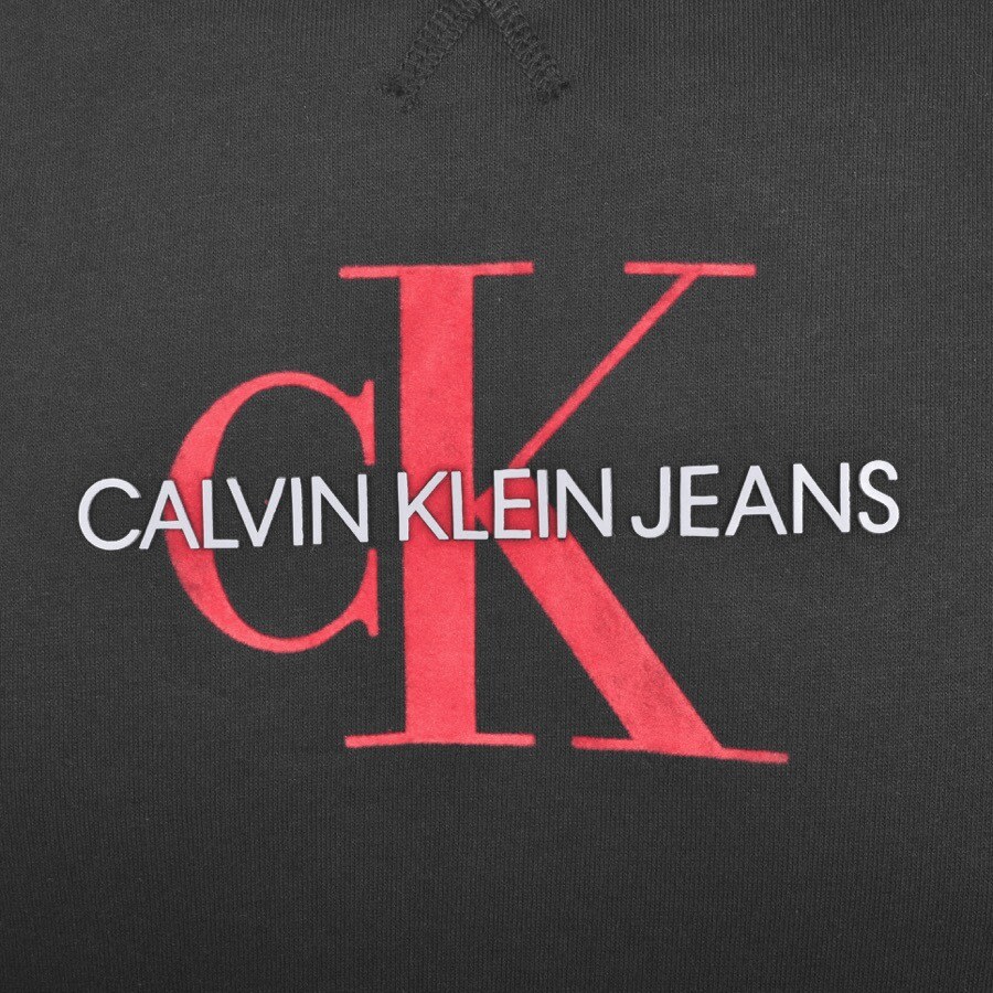 Alternative Image for ProductCalvin Klein Jeans Monogram Logo Hoodie Black3