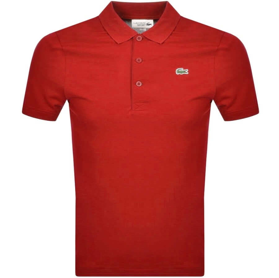 Alternative Image for ProductLacoste Sport Short Sleeved Polo T Shirt In Red1