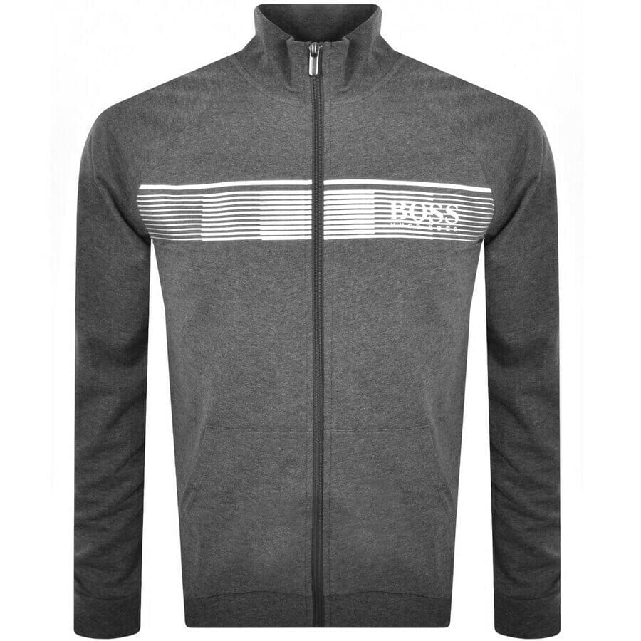 Alternative Image for ProductBOSS Bodywear Lounge Full Zip Tracksuit Grey2