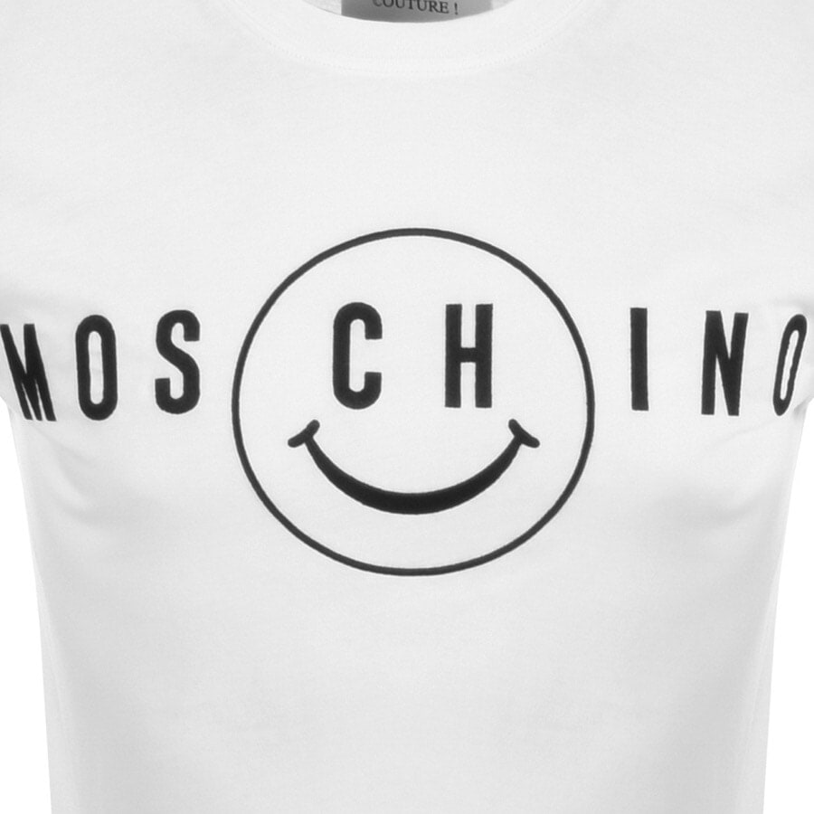 Alternative Image for ProductMoschino Smile Logo T Shirt White3