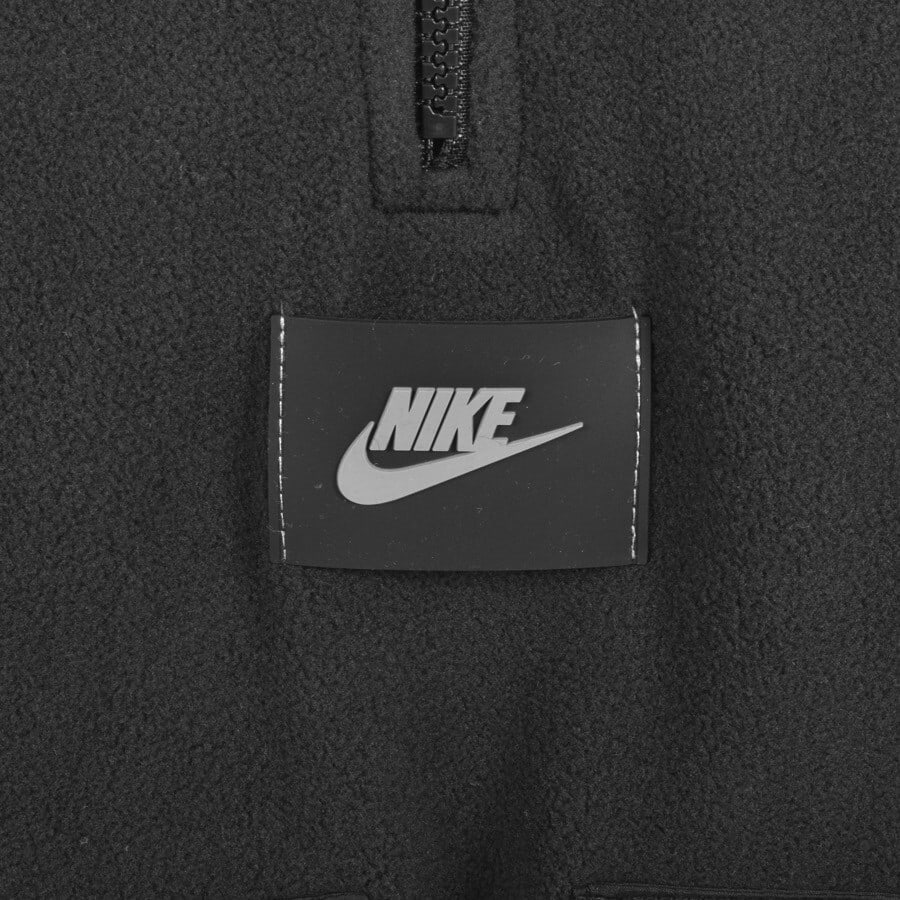 Alternative Image for ProductNike Polar Half Zip Fleece Jumper Black3