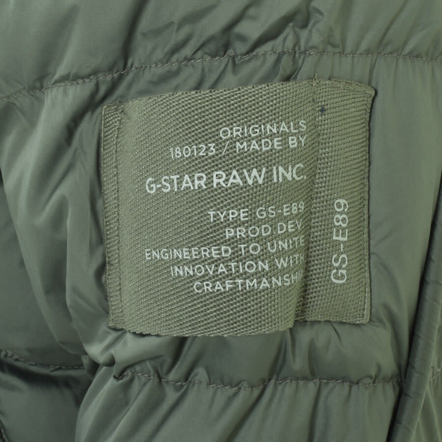 Alternative Image for ProductG Star Raw Whistler Padded Hooded Jacket Khaki3