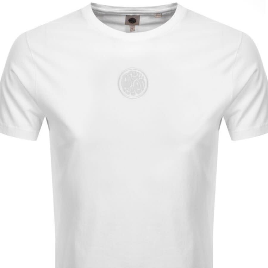 Alternative Image for ProductPretty Green Layland Logo T Shirt White2