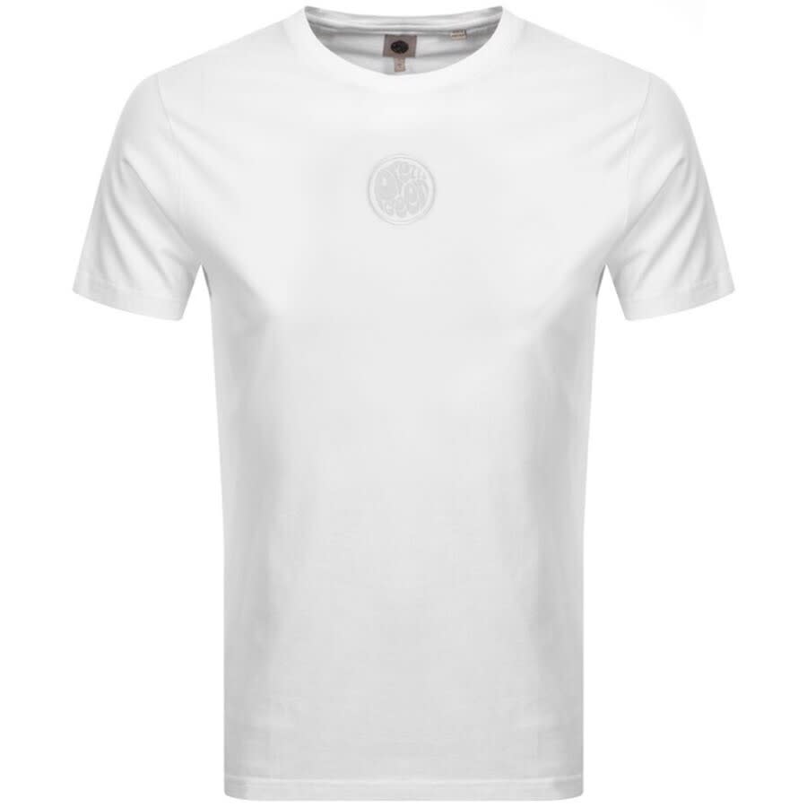 Alternative Image for ProductPretty Green Layland Logo T Shirt White1
