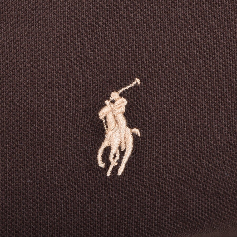 Alternative Image for ProductRalph Lauren Slim Fit Polo T Shirt Brown3