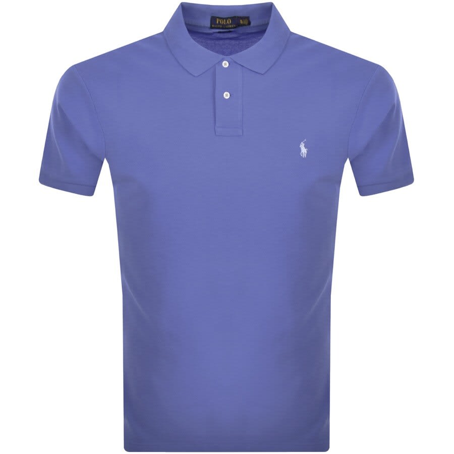 Alternative Image for ProductRalph Lauren Slim Fit Polo T Shirt Blue1