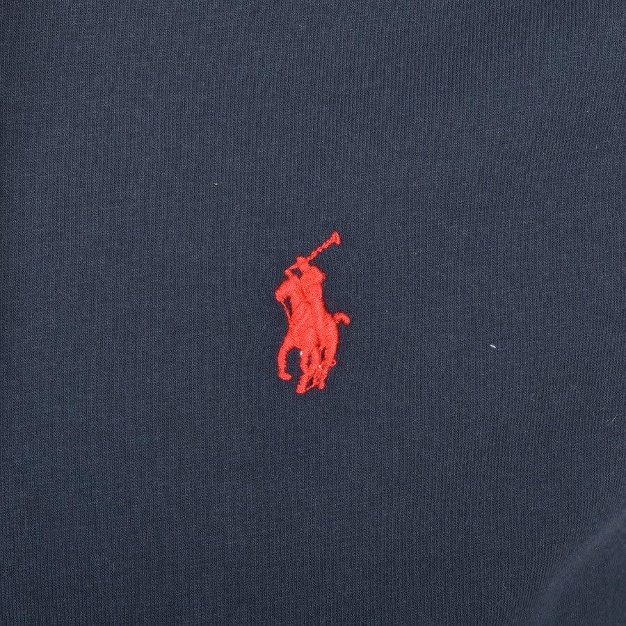 Alternative Image for ProductRalph Lauren Long Sleeved Hooded T Shirt Navy3
