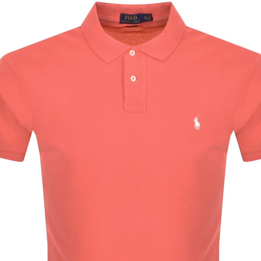Alternative Image for ProductRalph Lauren Slim Fit Polo T Shirt Pink2