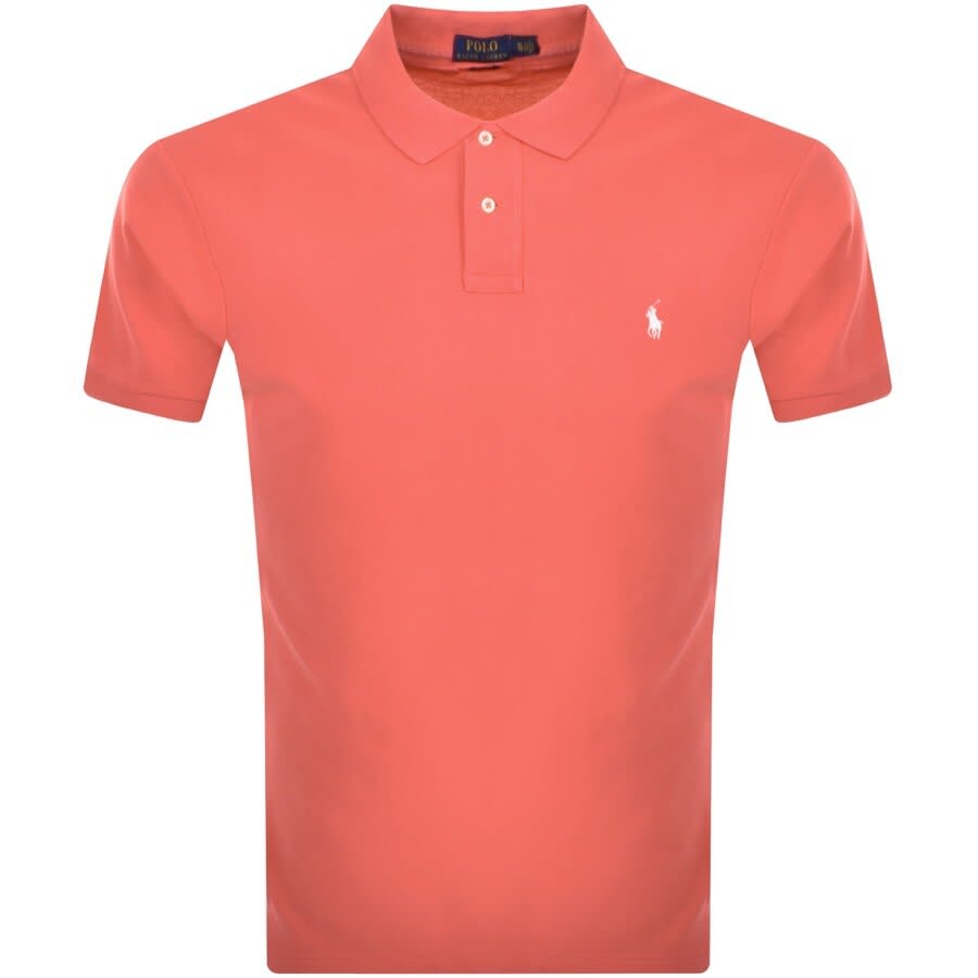 Alternative Image for ProductRalph Lauren Slim Fit Polo T Shirt Pink1