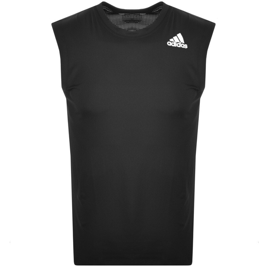 Alternative Image for Productadidas Training Techfit Vest Black1
