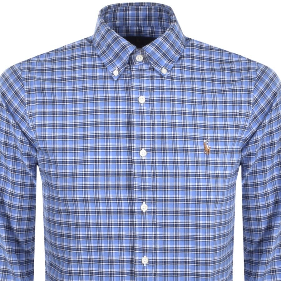 Alternative Image for ProductRalph Lauren Oxford Long Sleeve Shirt Blue2