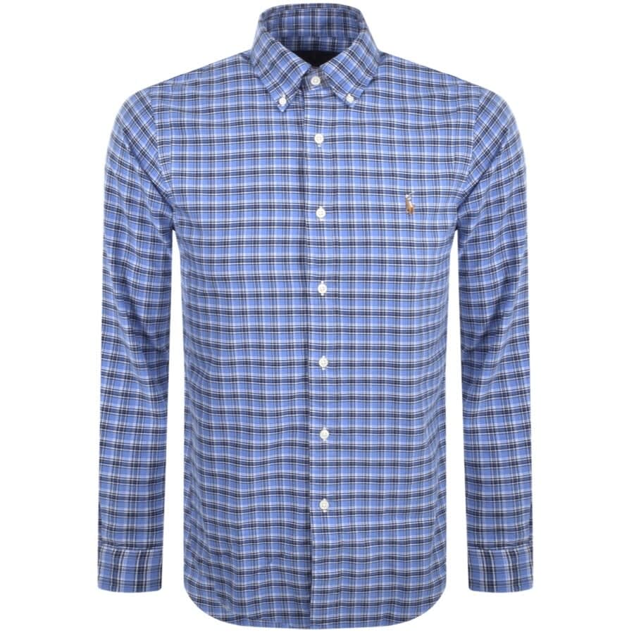 Alternative Image for ProductRalph Lauren Oxford Long Sleeve Shirt Blue1