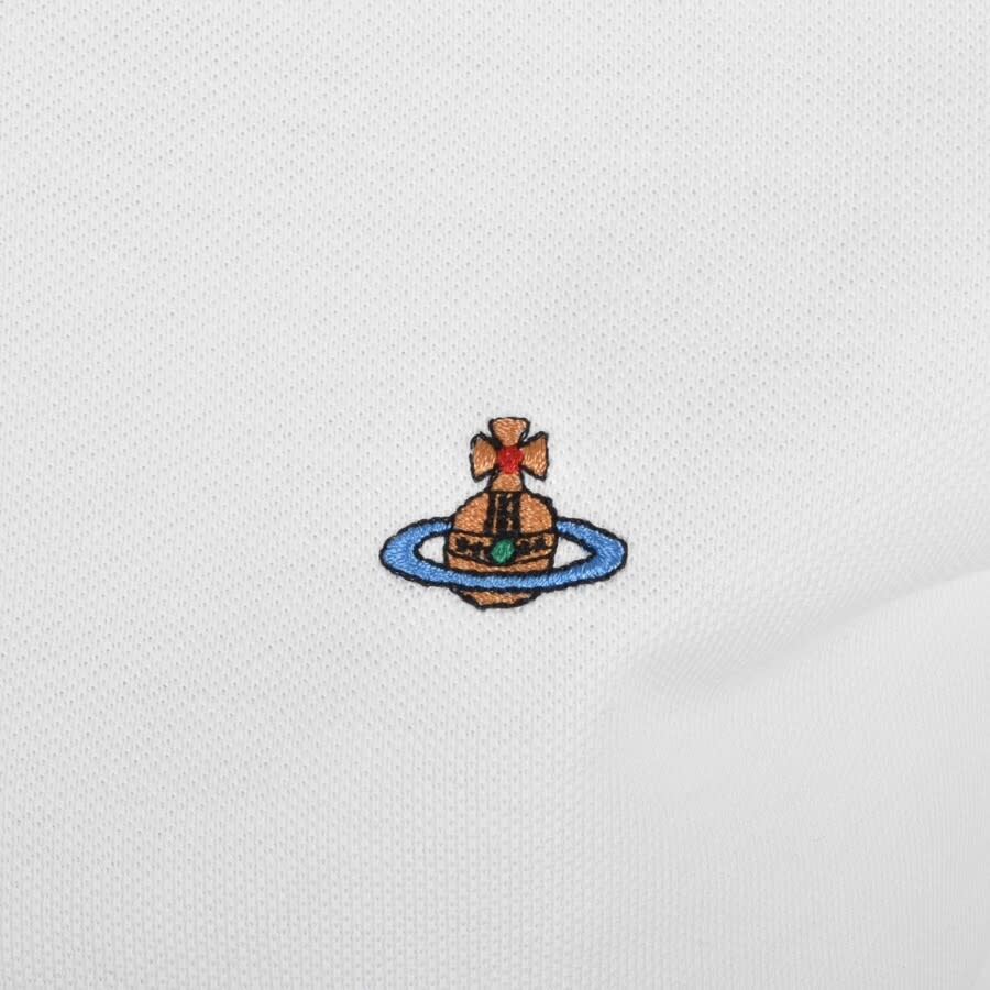Alternative Image for ProductVivienne Westwood Stripe Collar Polo T Shirt White3