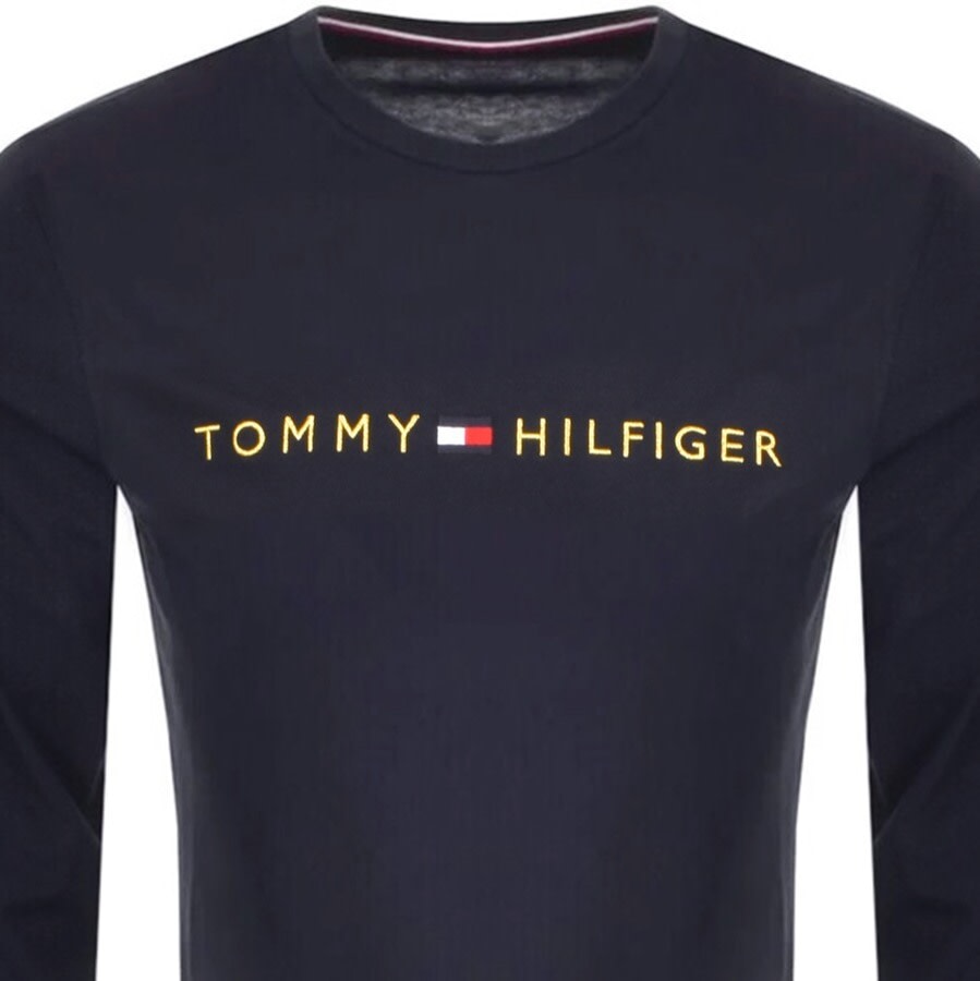 Alternative Image for ProductTommy Hilfiger Lounge Long Sleeved T Shirt Navy2