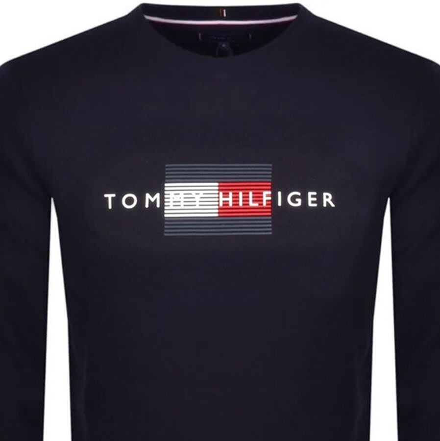 Alternative Image for ProductTommy Hilfiger Crew Neck Sweatshirt Navy2