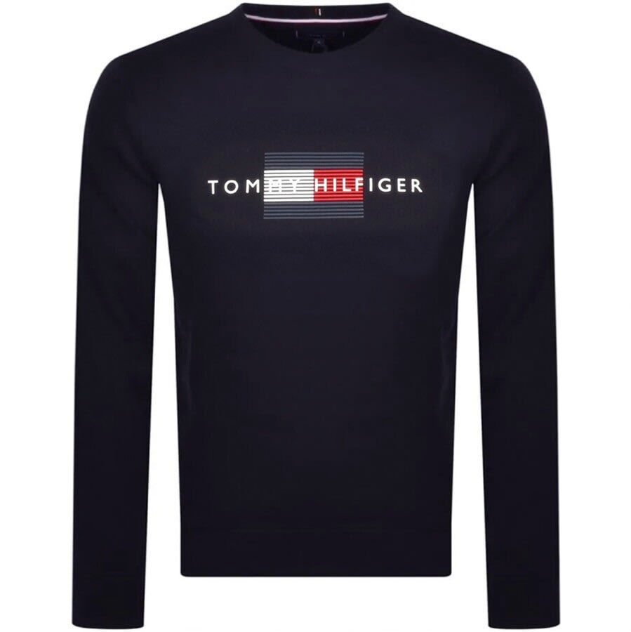 Alternative Image for ProductTommy Hilfiger Crew Neck Sweatshirt Navy1