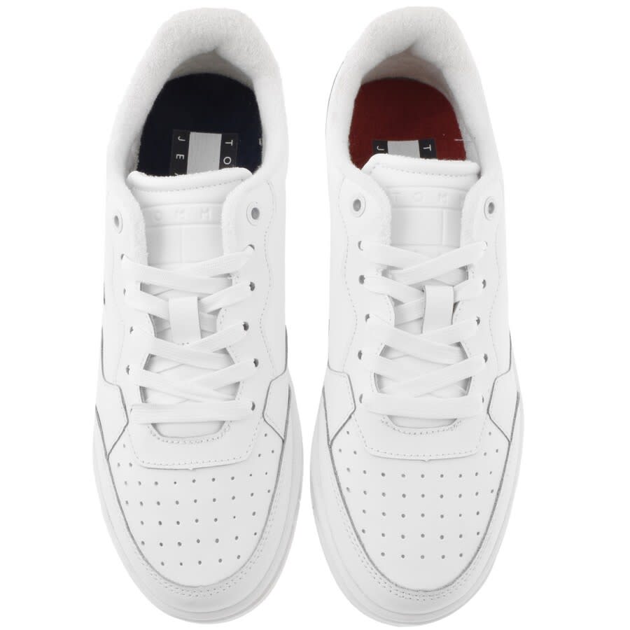 Alternative Image for ProductTommy Jeans Basketball Leather Trainers White3