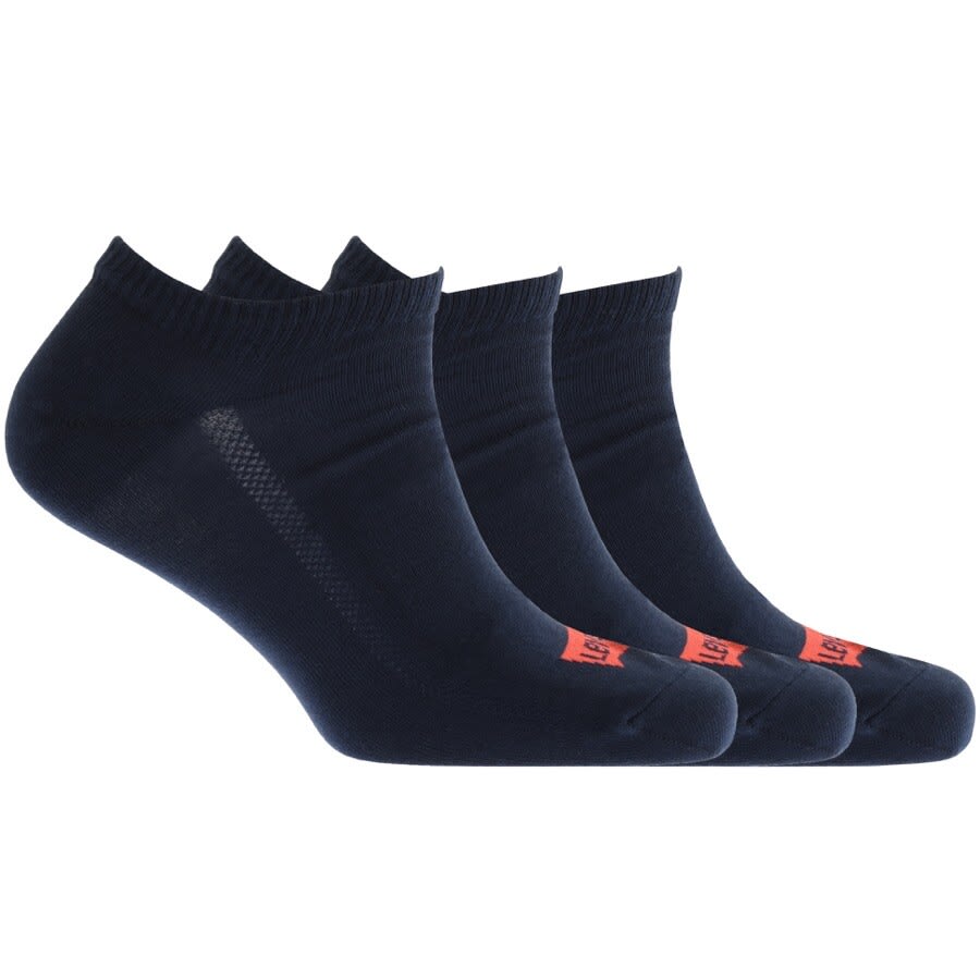 Alternative Image for ProductLevis 168SF Low Cut 3 Pack Socks Navy1