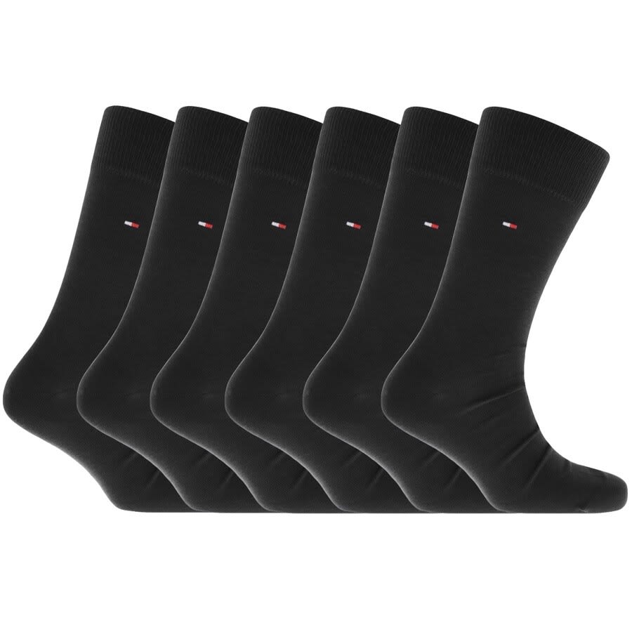 Alternative Image for ProductTommy Hilfiger Six Pack Socks Black1