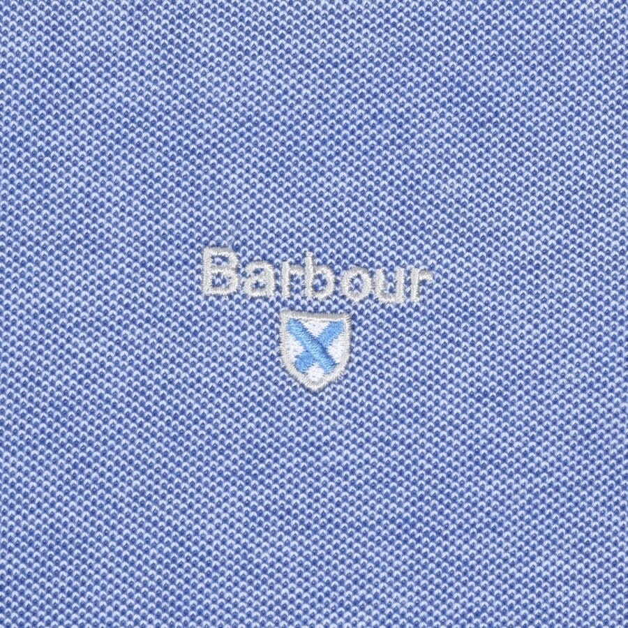 Alternative Image for ProductBarbour Sports Polo T Shirt Blue3