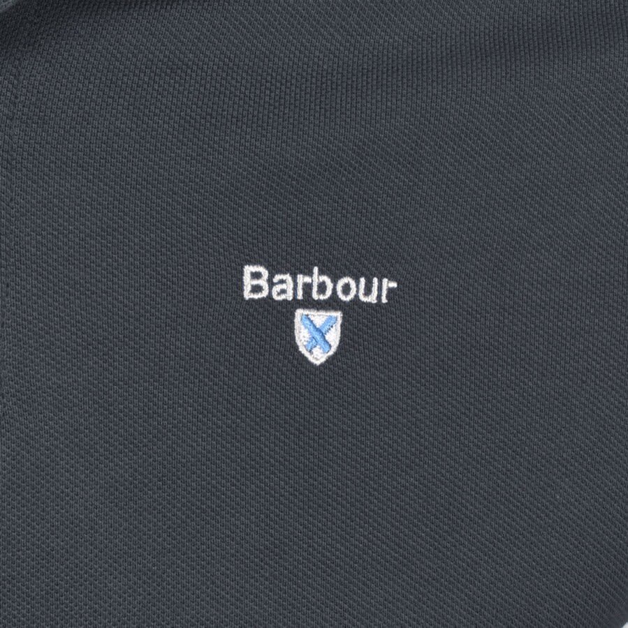 Alternative Image for ProductBarbour Pique Polo T Shirt Navy3