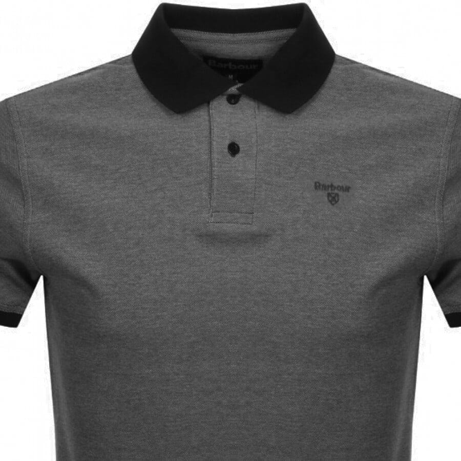 Alternative Image for ProductBarbour Sports Polo T Shirt Black2
