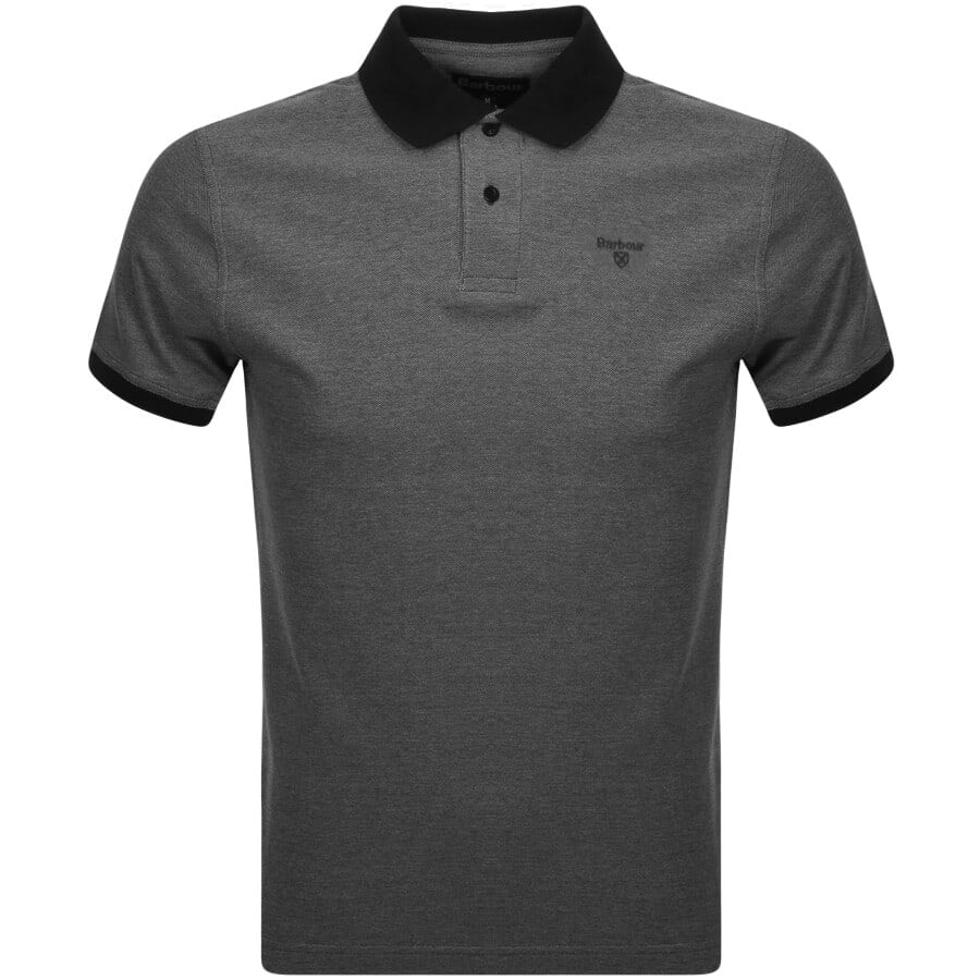 Barbour Sports Polo T Shirt Black | Mainline Menswear