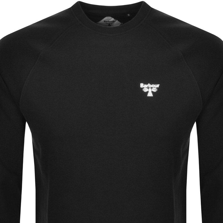 Alternative Image for ProductBarbour Beacon Crew Neck Sweatshirt Black2