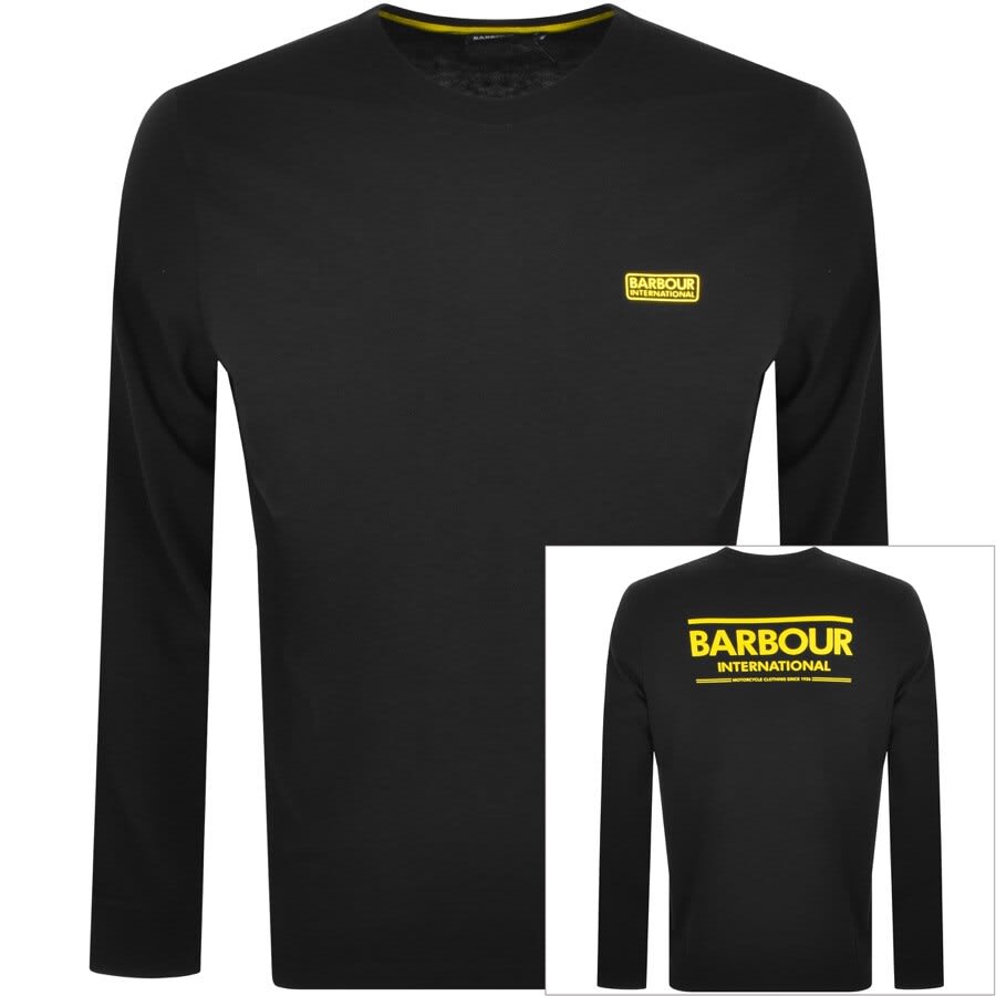 Alternative Image for ProductBarbour International Long Sleeve T Shirt Black1